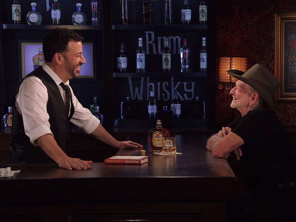 Willie Nelson Plays Three Ridiculous Questions With Jimmy Kimmel