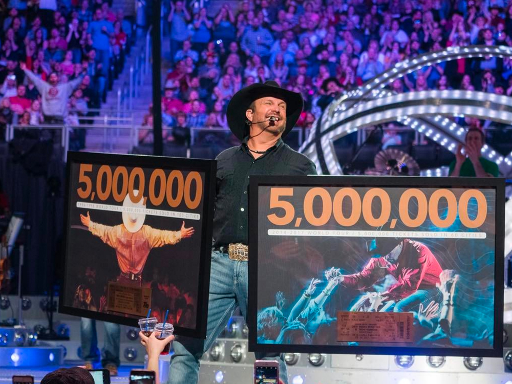 5 Million Strong & Garthing: Garth Brooks Celebrates Garthonian Accomplishment in Garth-Like Fashion