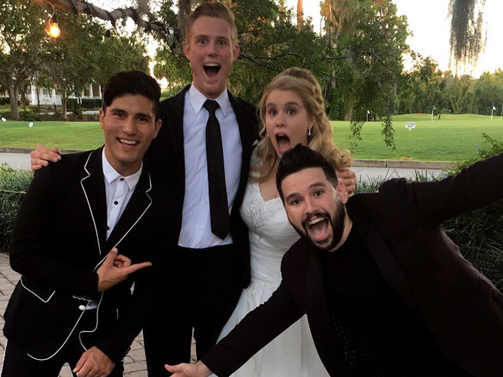 Watch Dan + Shay Surprise Wedding Couple With Impromptu Performance